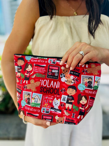 ‘Iolani School X Eden in Love Tweedle Dum Accessory Pouch