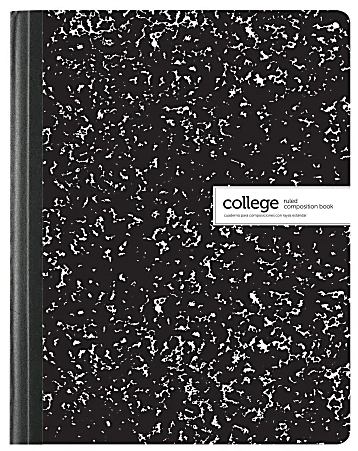 Composition Book 7-1/2" x 9-3/4", College Ruled, 100 Sheets (OD)