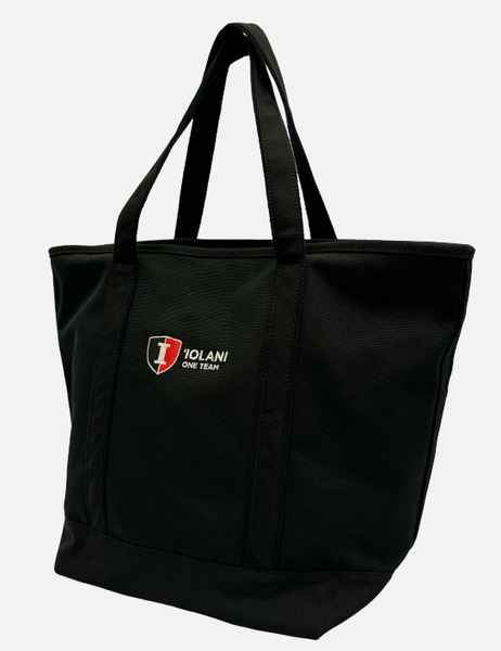 Land's End Zip Top Canvas Tote Black w/ Black Trim (ALL SALES FINAL)