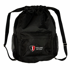 Water Resistant Cinch Backpack w/Mesh Pockets
