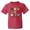 Youth Tee Smiley Faces