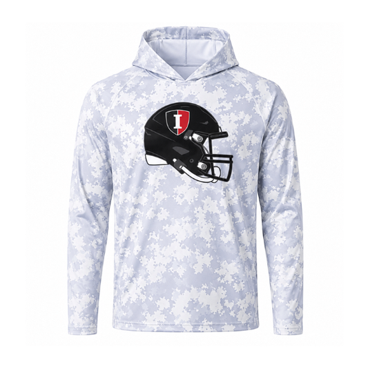 Youth 'Iolani Football Dri-Fit L/S Hoodie