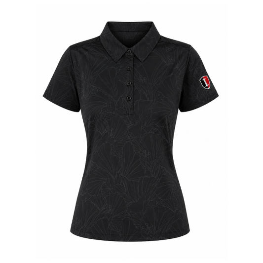 Women's Hibiscus Polo