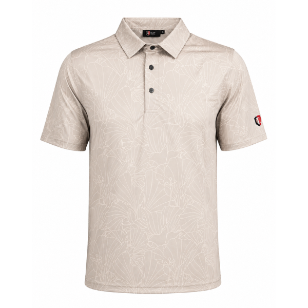 Men's Hibiscus Polo