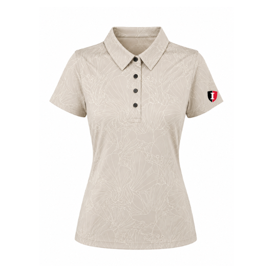 Women's Hibiscus Polo