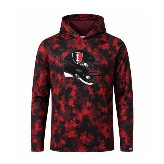 Youth 'Iolani Football Dri-Fit L/S Hoodie