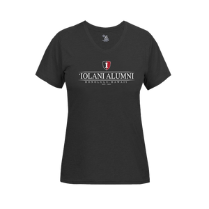 Women Tee Badger Alumni Tri-Blend V-Neck #19