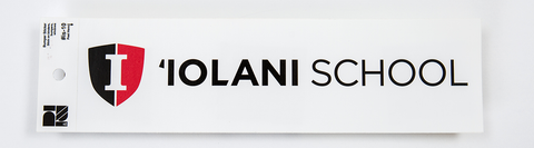 Decal Bumper Sticker Shield `IOLANI SCHOOL IS10