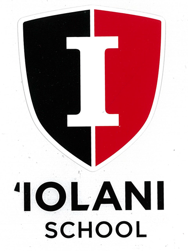 Decal Apply Outside Shield Iolani School IHS11