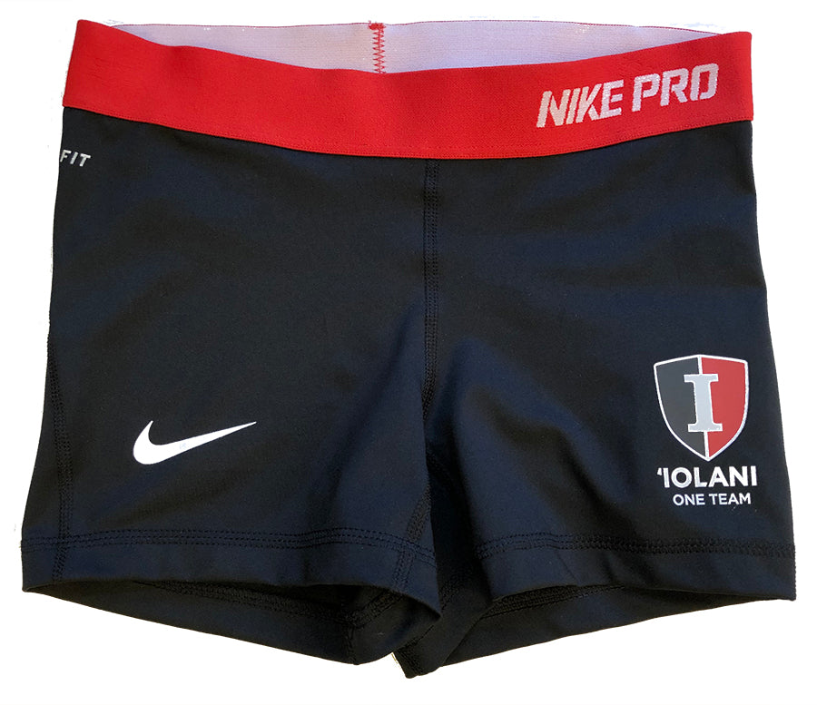 Women Nike Pro Comp Short with Black or Red Band